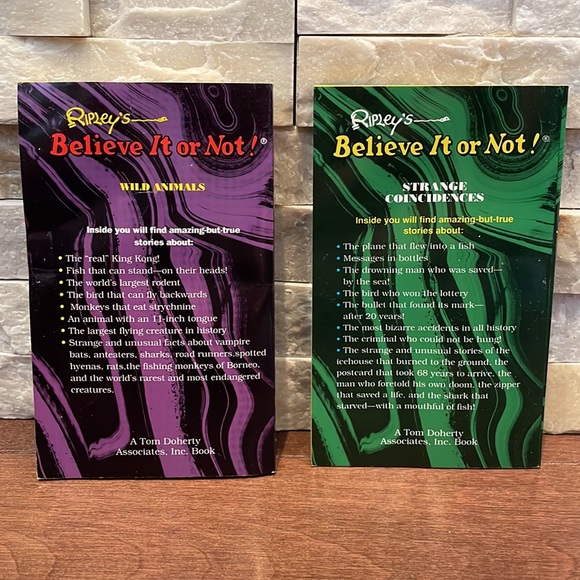 Vintage Ripleys Believe It or Not 2 book pack - Picture 4 of 4